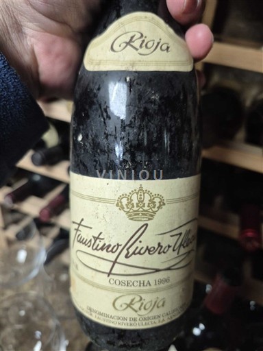 Wines Rouge sec Faustino Rivero Ulecia 1996 Spain Rioja DO