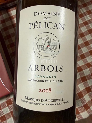 Жура Арбуа Domaine Pélican Savagnin Macération Pelliculaire 2018