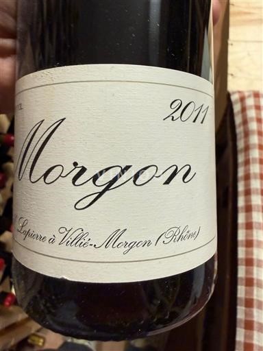 Beaujolais Morgon Lapierre 2011
