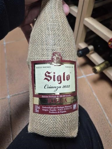 Wines Rouge sec Crianza Bodegas Manzanos 2022 Spain Rioja DO