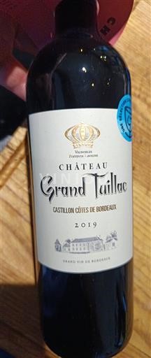 Бордо Кастійон-Кот-де-Бордо Château Grand Tuillac Tradition 2019