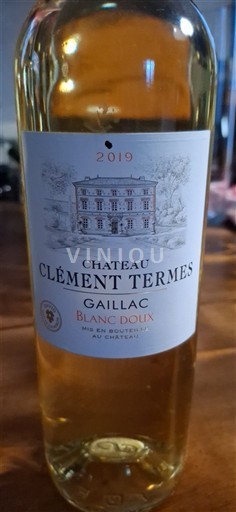 Sud-Ouest Gaillac Château Clément Termes Blanc Doux 2019