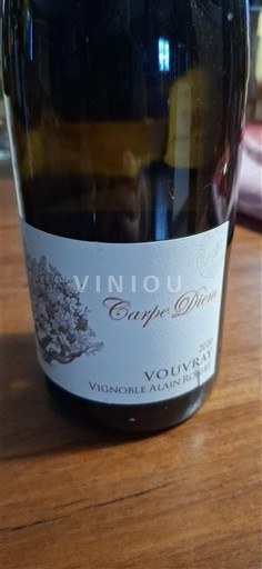 Dolina Loare Vouvray Vignoble Alain Robert Carpe Diem 2020