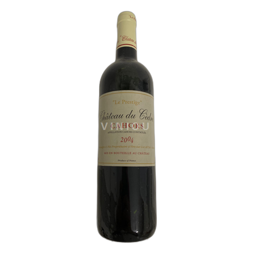 Sud-Ovest Cahors Château du Cèdre Le Prestige 2004