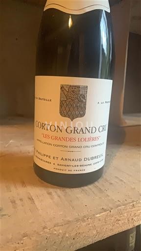 Бургундія Кортон Grand Cru Philippe et Arnaud Dubreuil Blanc Les Grandes Lolières Без вінтажу