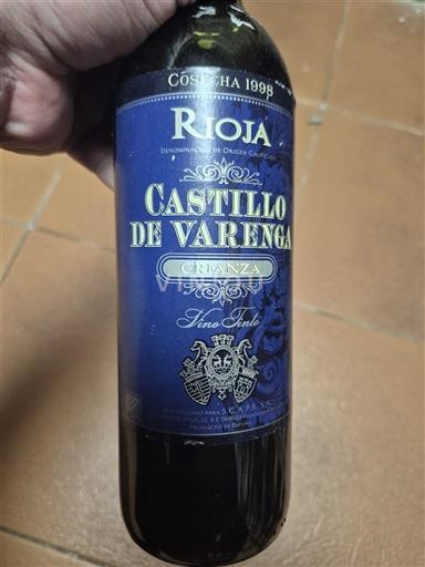 Rioja Castillo de Varenga Crianza 1998