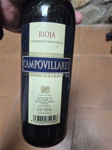Rioja Campovillares 1988