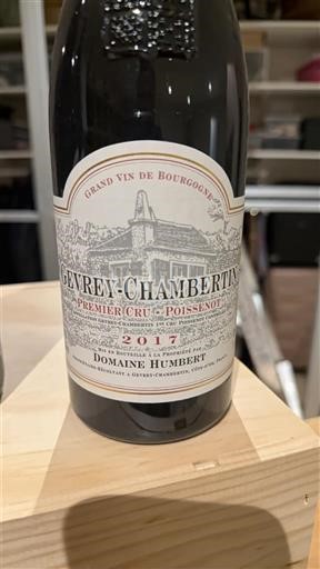 Borgoña Gevrey-Chambertin Premier Cru Domaine Humbert Premier Cru Clos Prieur 2017