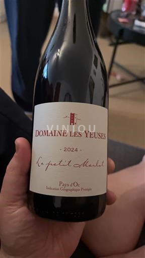 Лангедок та Руссійон Паї д'Ок Domaine Les Yeuses Le petit Merlot 2024
