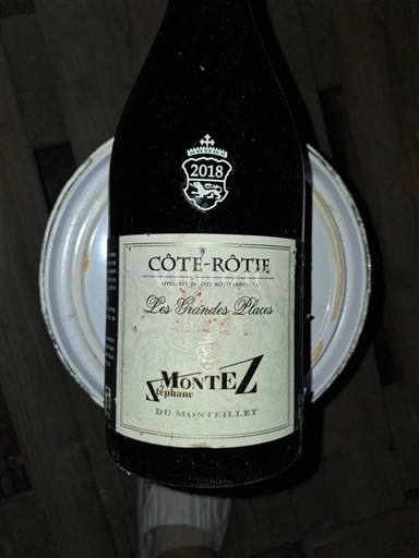 Thung lũng Rhône Côte-rôtie Stéphane Montez du Monteillet Les Grandes Places 2018