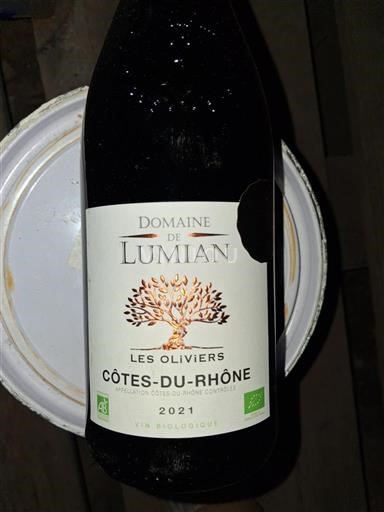 Rhônetal Côtes du Rhône Domaine Lumian Les Oliviers 2021