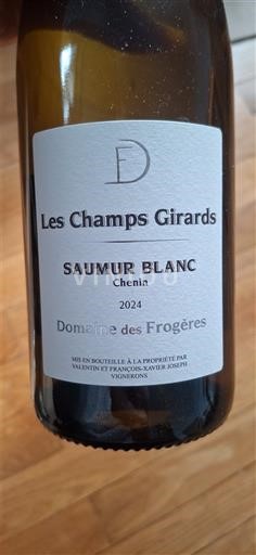 Луарська долина Сомюр Domaine S Frogères Les Champs Girards 2024