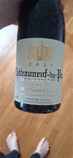 Thung lũng Rhône Châteauneuf-du-pape Domaine Mas Saint Louis 2021
