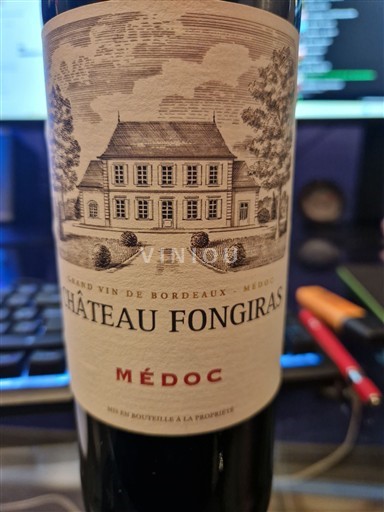 Bordeaux Médoc Château Fongiras 2024