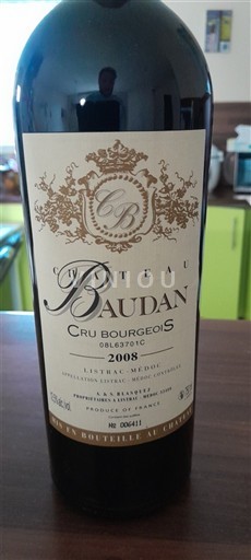 Bordeaux Listrac-Médoc Château Baudan 2008