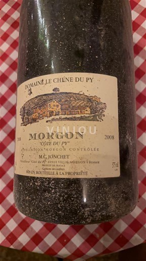 Víno Rouge sec Côte du Py Domaine Le Chêne du Py 2008 Francie Beaujolais Morgon AOC