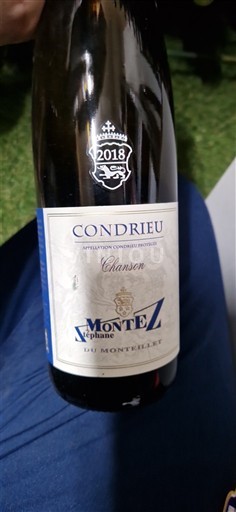 Weine Blanc sec Chanson Stéphane Montez du Monteillet 2018 Frankreich Rhônetal Condrieu AOC