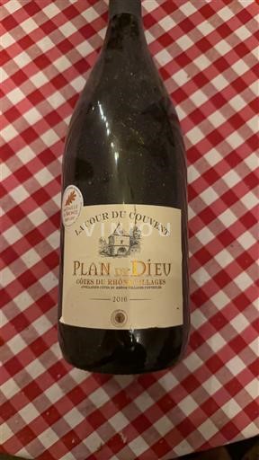 Thung lũng Rhône Không được chỉ định La Cour du Couvent 2016