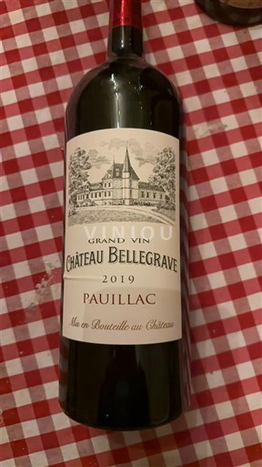 Бордо Пойяк Château Bellegrave 2019