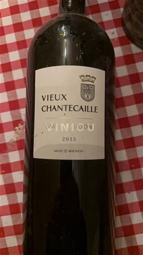 Viinit Rouge sec Vieux Chantecaille 2015 Ranska Bordeaux Saint-Émilion AOC