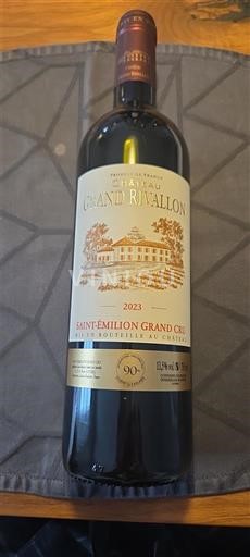 Wijnen Rouge sec Château Grand Ritallon 2023 Frankrijk Bordeaux Saint-Émilion Grand Cru AOC