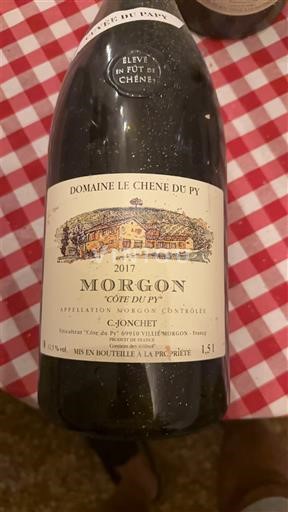Víno Rouge sec Côte du Py Domaine Le Chêne du Py 2017 Francie Beaujolais Morgon AOC