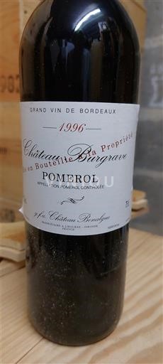 Bordeaux Pomerol Château Burgrave 1996