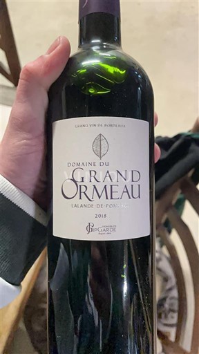 Бордо Лаланд-де-Помроль Domaine Grand Ormeau 2018