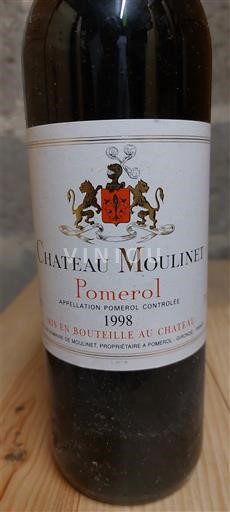 Bordeaux Pomerol Château Moulinet 1998