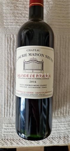 Бордо Лаланд-де-Помроль Château Faurie Maison Neuve 2016