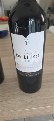 Vina Rouge sec Domaine Lhiot 2022 Francija Jugozahod Buzet AOC
