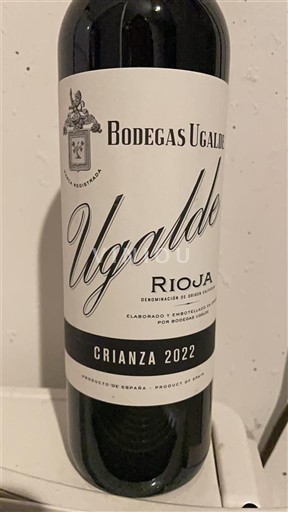 Vine Rouge sec Crianza Bodegas Ugalde 2022 Spanien La Rioja Rioja DO