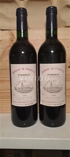 Bordeaux Pomerol Château La Violette 1999