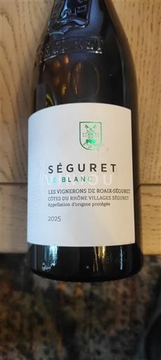Rhône Valley Côtes du Rhône Villages Les Vignerons de Roaix-Séguret Le Blanc 2025