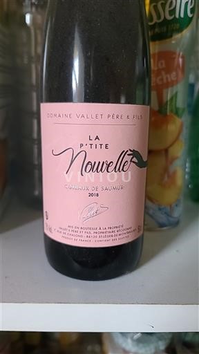 Valle del Loira Coteaux de Saumur Domaine Vallet Père & Fils La P'tite Nouvelle 2018