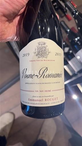 Бургундія Вон-Романе Emmanuel Rouget 2019