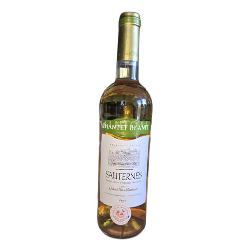 Bordeaux Sauternes Chantet blanet  2023