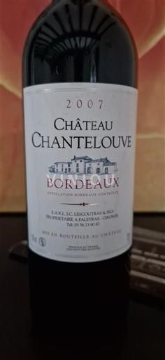 Бордо Château Chantelouve 2007
