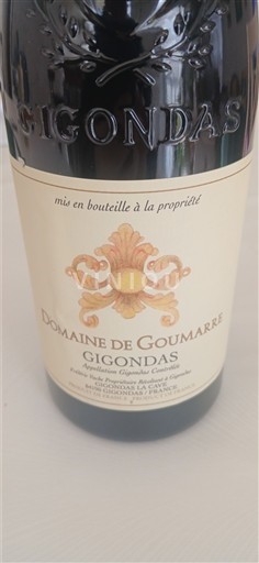 Thung lũng Rhône Gigondas Domaine Goumarre Không niên vụ