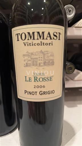 Венето Делле Венезіє Tommasi Le Rosse 2006