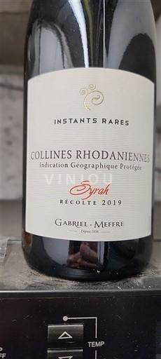 Альпи та Ронські землі Ронські пагорби Gabriel Meffre Instants Rares 2019