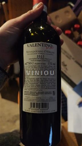 Abruzzo Montepulciano d'Abruzzo Valentino 2022