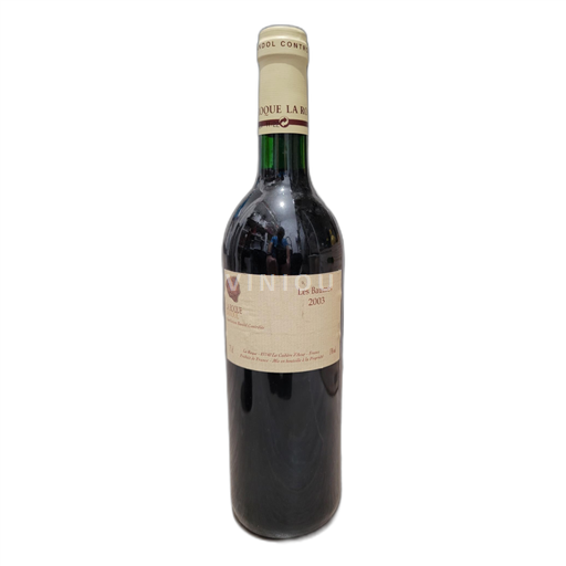 Provence Bandol La Roque Les Baumes 2003