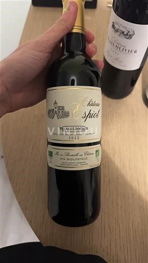 Bordeaux Pessac-Léognan Château Espiet 2022