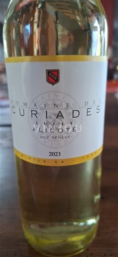 Ženeva Ni doloceno Domaine S Curiades Aligoté 2023