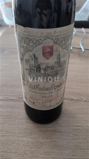 Viner Rouge sec Saint-Émilion Grand Cru 2002 Frankrike Bordeaux Saint-Émilion Grand Cru AOC