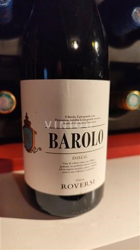 Piedmont Wines Barolo Roversi 2019