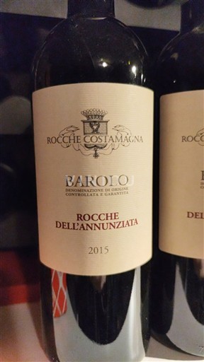 Piedmont Wines Barolo Rocche Costamagna Rocche dell'Annunziata 2015