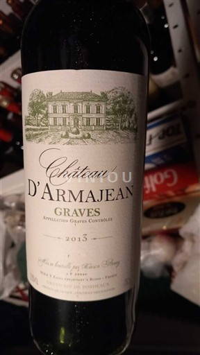 Bordeaux Graves Château Armajean 2013
