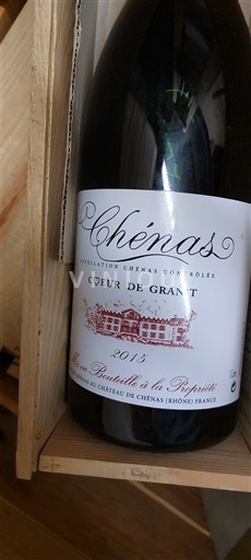 Божоле Шена Château Chénas Cœur de Granit 2015